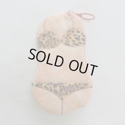 画像1: ビキニのポーチ（ヒョウ）