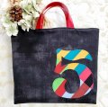 ブリリアント・ステッチバッグ（ストライプ数字）・完成品