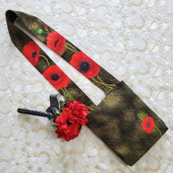 画像1: ポピーのポシェット（ギラ黒）　完成品