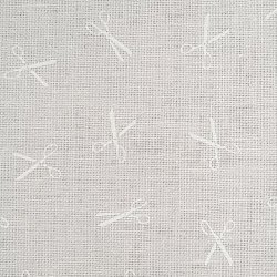 画像1: USA生地＜1088＞白生地・ハサミ