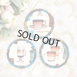 画像1: キット見本・まあるいコースター