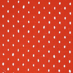 画像1: USA生地＜1103＞しずくドット（赤）