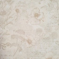 画像1: USA生地＜1110＞クリームポピー