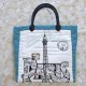 キット見本・フレンチパネルのバッグ（ブルー）