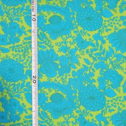 画像1: USA生地＜1116＞秘密の花園(イエロー）