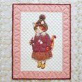 キット見本・わがままにゃんこのタペストリー（友達に会いに）