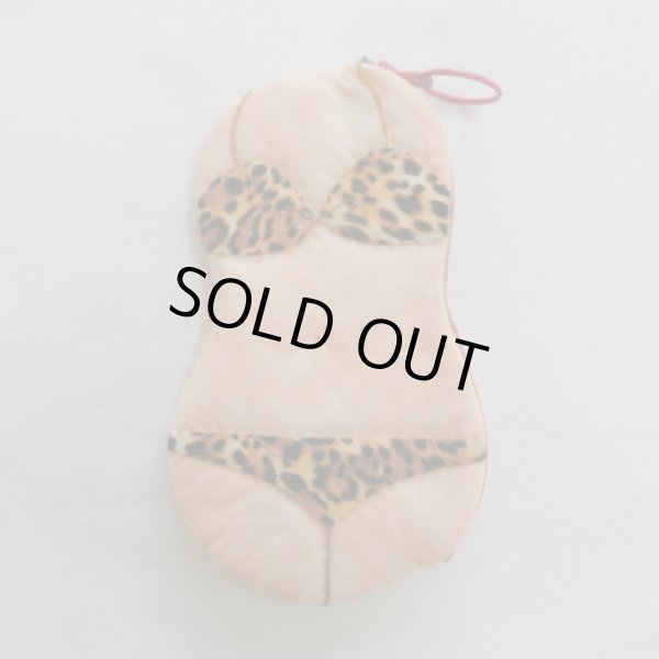 画像1: ビキニのポーチ（ヒョウ）