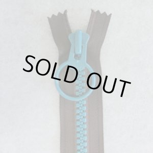 画像: リングファスナー（４８ｃｍ）茶・ブルー