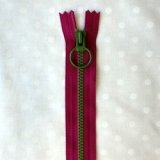 画像: カラフルファスナー（１６ｃｍ）ショッキングピンク・グリーン