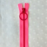 画像: カラフルファスナー（１６ｃｍ）ピンク・赤