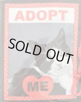 画像: ザグザグステッチのミニポシェット(にゃんこ・Eハチワレ）