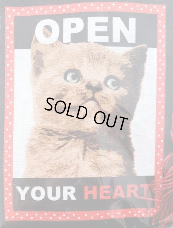 画像1: ザグザグステッチのミニポシェット(にゃんこ・Fきなこ色）