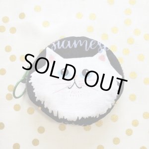 画像: まるまるポーチ（にゃんこ）・完成品