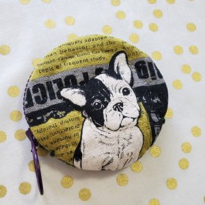 画像: まるまるポーチ（わんこ）・完成品