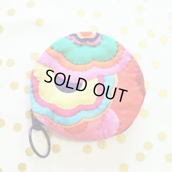画像1: まるまるポーチ（キュートフラワー）・完成品