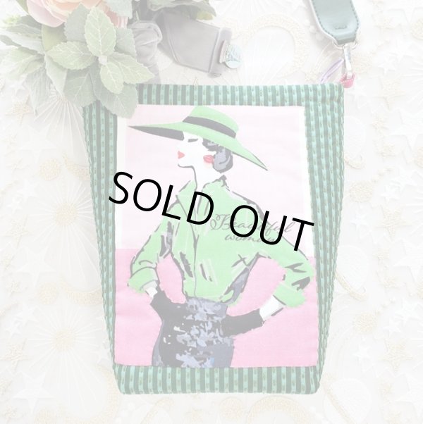 画像1: フレンチガールのコラージュポシェット・完成品