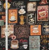 画像: USA生地＜1066＞コーヒーショップ
