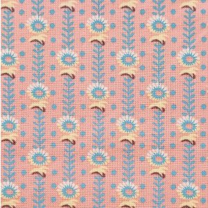 画像: USA生地<1086>壁紙風フラワー