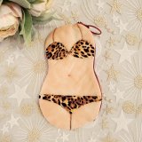 画像: キット見本・ビキニのポーチ（ヒョウ）