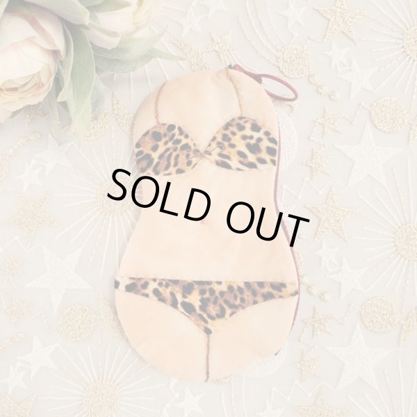 画像1: キット見本・ビキニのポーチ（ヒョウ）