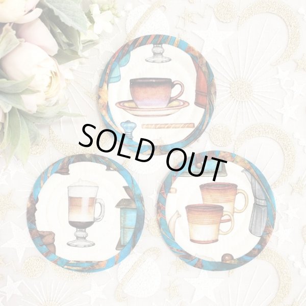 画像1: キット見本・まあるいコースター