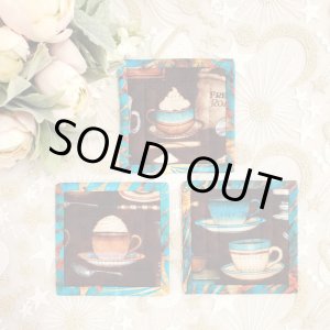 画像: キット見本・四角いコースター