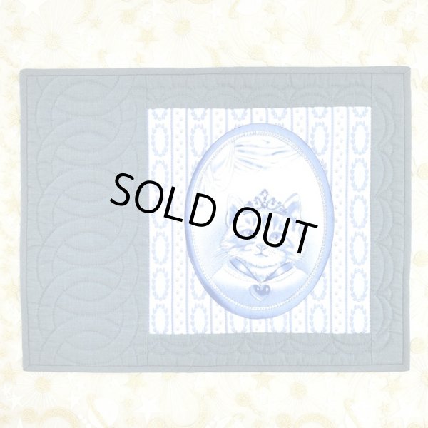 画像1: キット見本・ネコのミニタペストリー（淡い色）