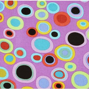 画像: USA生地＜1102＞ポップな円たち