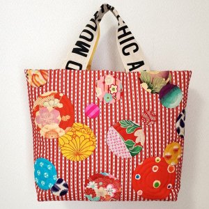 画像: ヤマトナデシコのバッグ(赤)・完成品