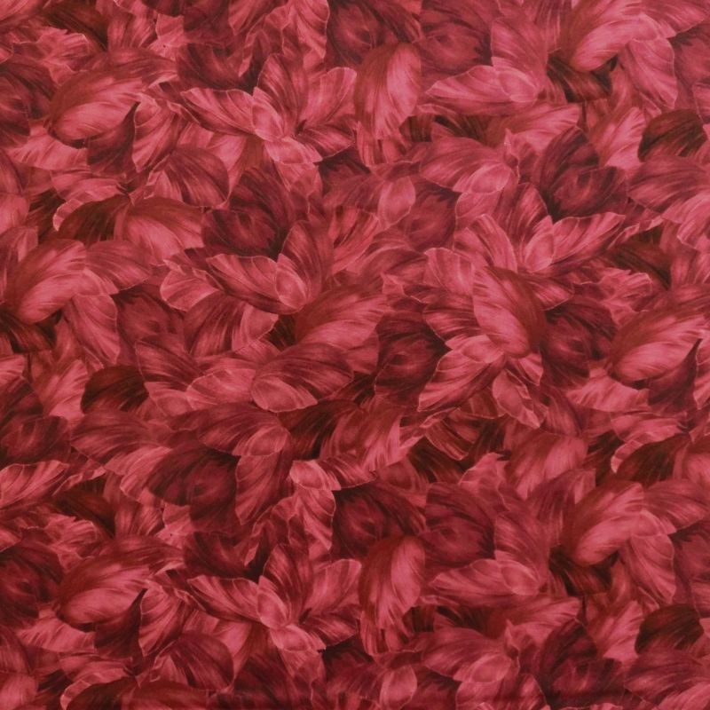 画像: USA生地＜939＞赤いの花びら