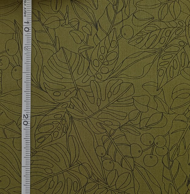 画像: USA生地＜1062＞ハワイの森（グリーン）