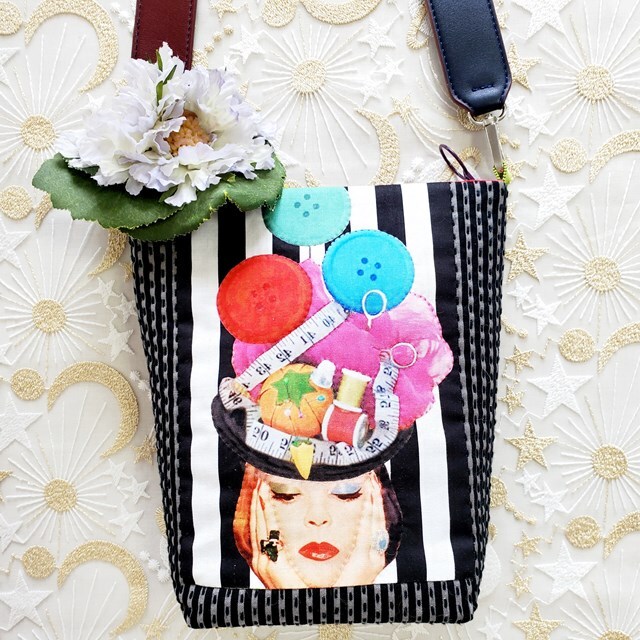 画像1: オシャレガールのコラージュポシェット・完成品