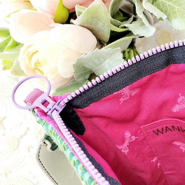 画像: フレンチガールのコラージュポシェット・完成品