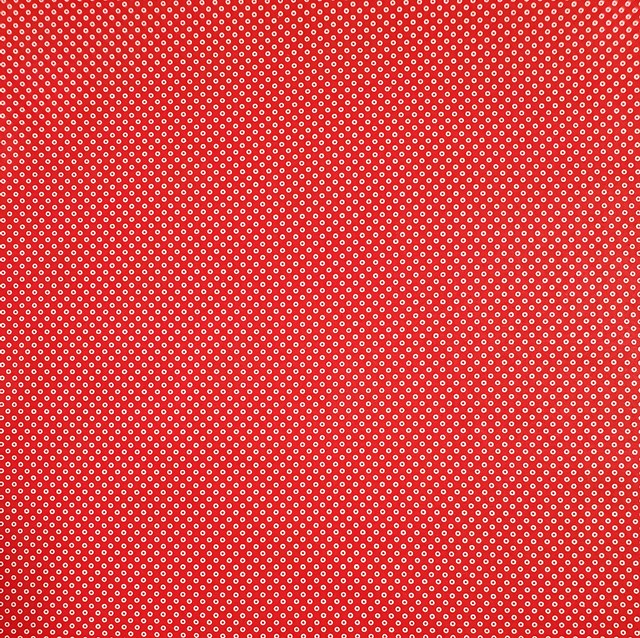 画像: 国産生地＜275＞リングドット・赤