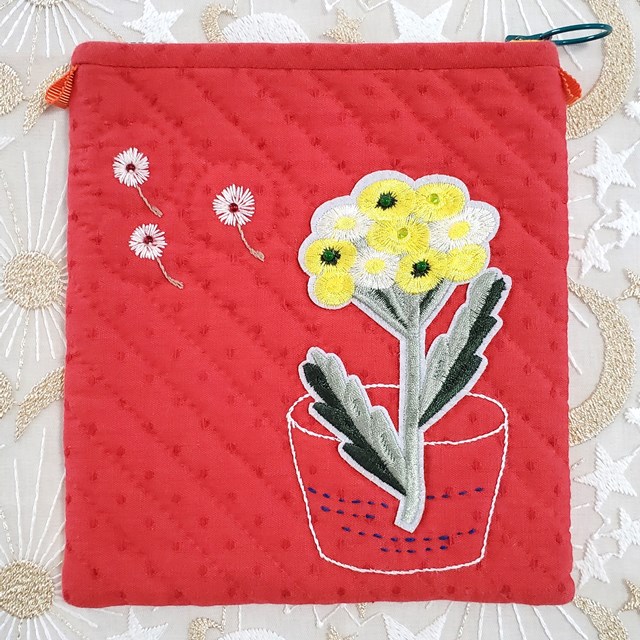 画像: キット見本・グラスのポーチ