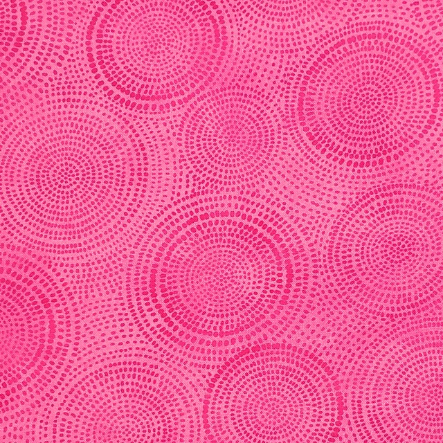 画像1: USA生地＜1077＞リング（ショッキングピンク）