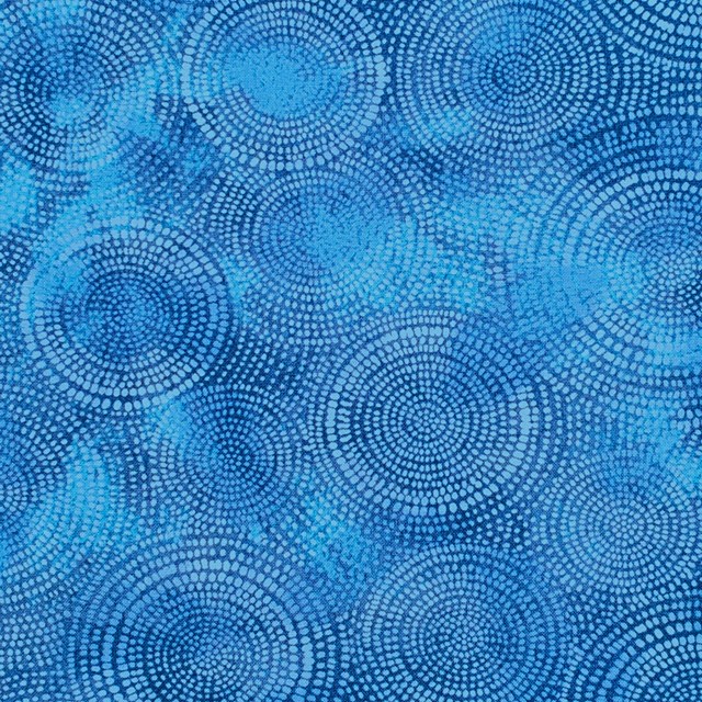 画像1: USA生地＜1078＞リング（ウォーターブルー）