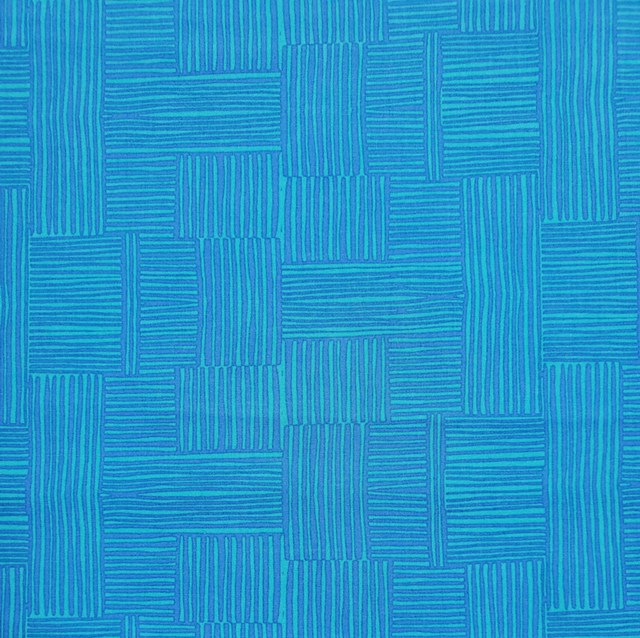 画像: USA生地<1081>ミルフィーユ・スクエア(ブルー)