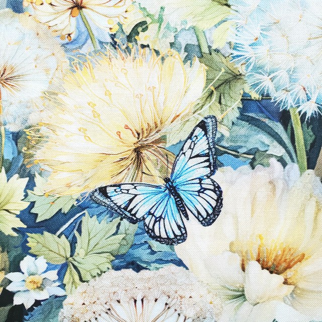 画像: USA生地<1089>たんぽぽ