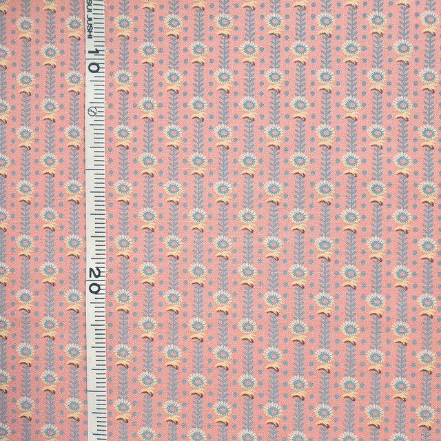 画像: USA生地<1086>壁紙風フラワー