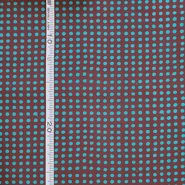 画像: USA生地<1085>ドット(パープル&ショッキングブルー)