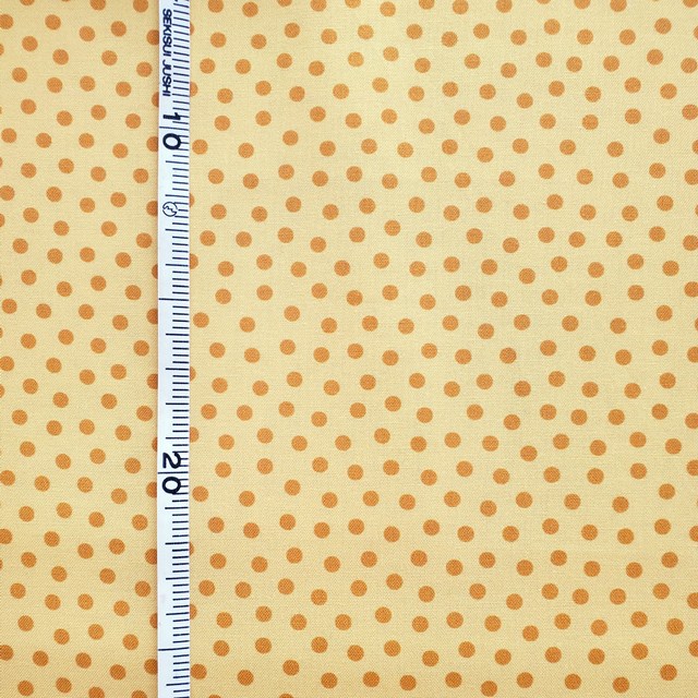 画像: USA生地＜1097＞イエロードット