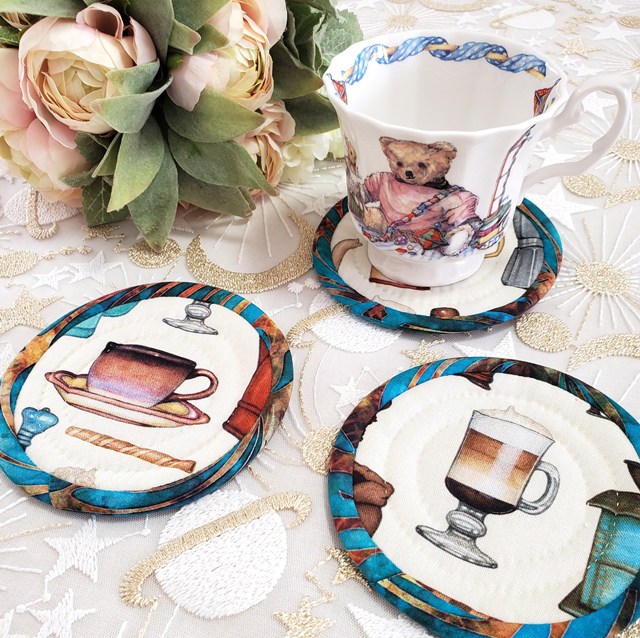 画像: キット見本・まあるいコースター