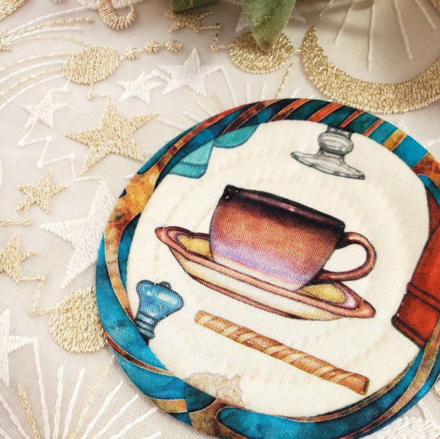 画像: キット見本・まあるいコースター