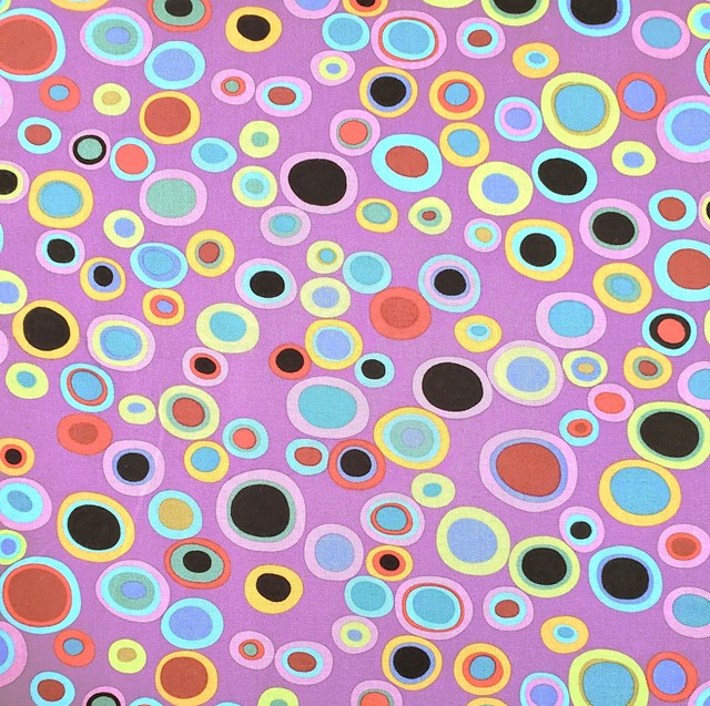 画像: USA生地＜1102＞ポップな円たち