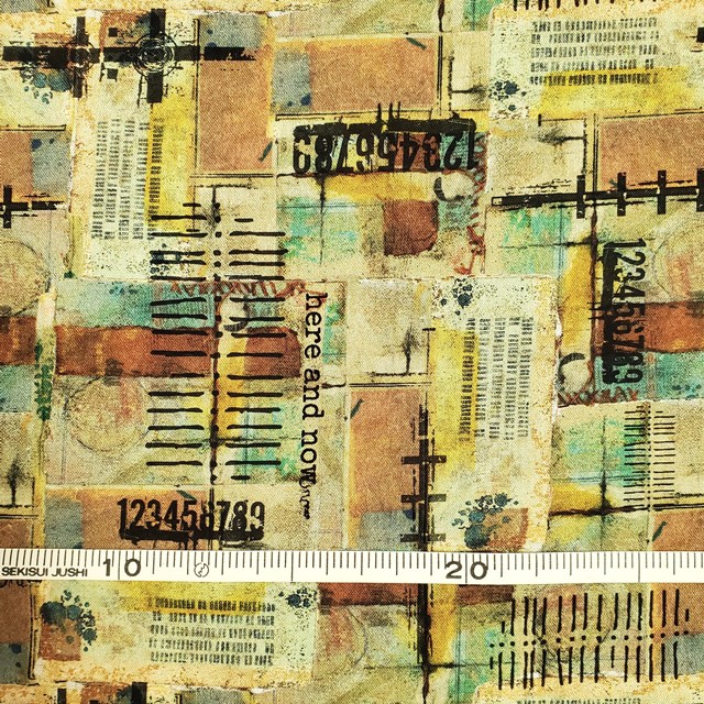 画像: USA生地＜1106＞ビルディング・英字あり