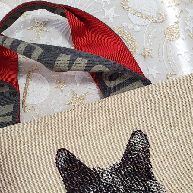 画像: 黒ねこのバッグ 完成品