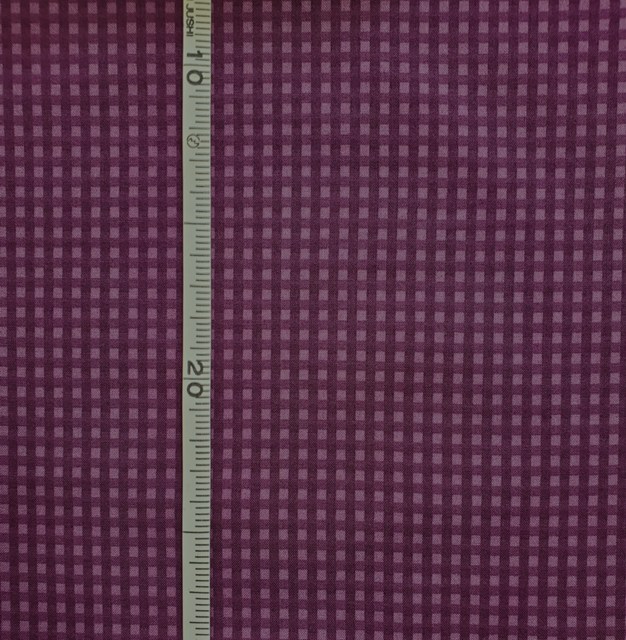 画像: USA生地＜1112＞紫チェック