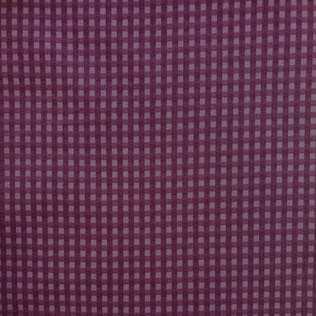画像: USA生地＜1112＞紫チェック
