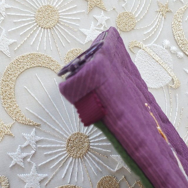 画像: キット見本・ワッペンにゃんこのポーチ（キング）